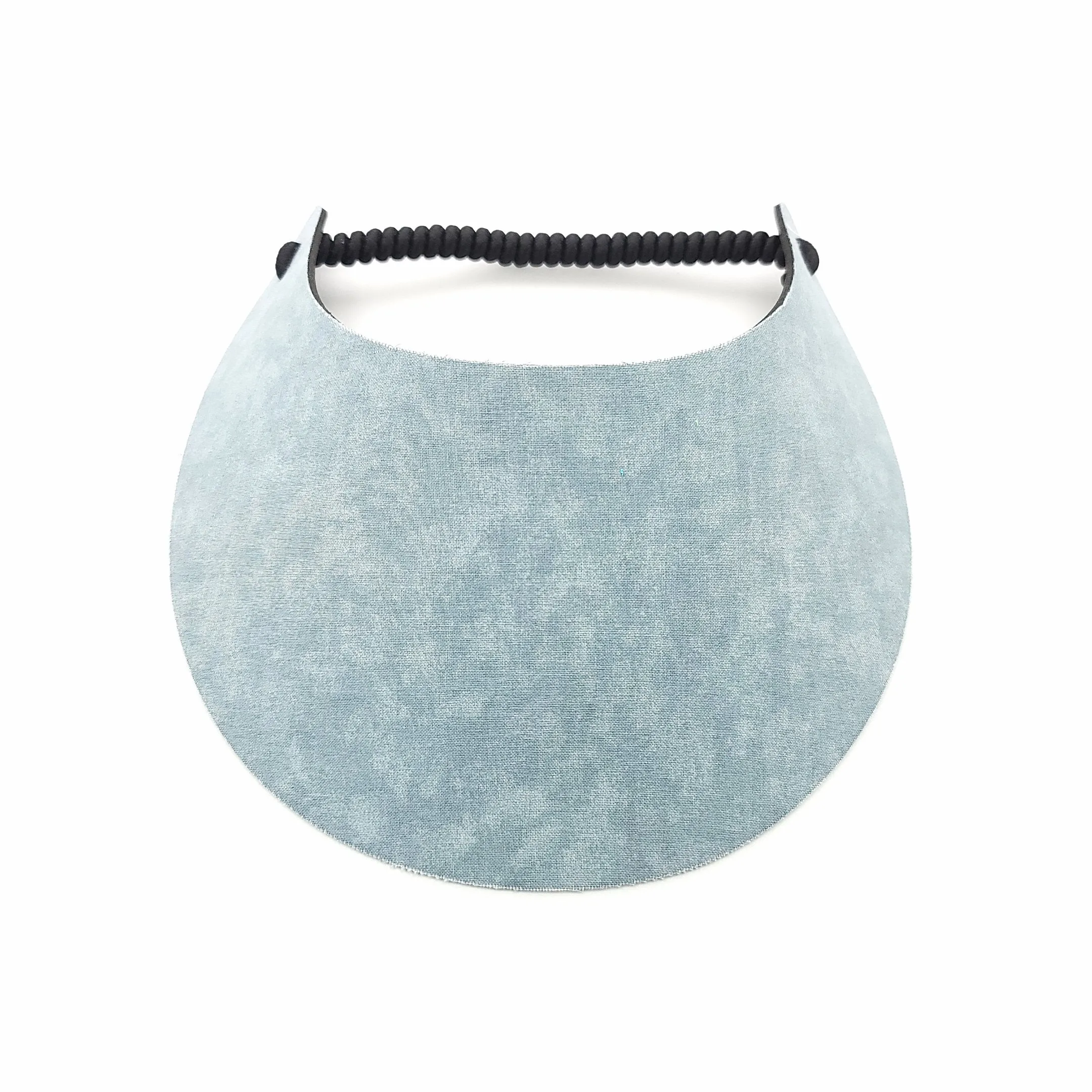 Suede Blues, Greys and Greens Print Foam Sun Visor