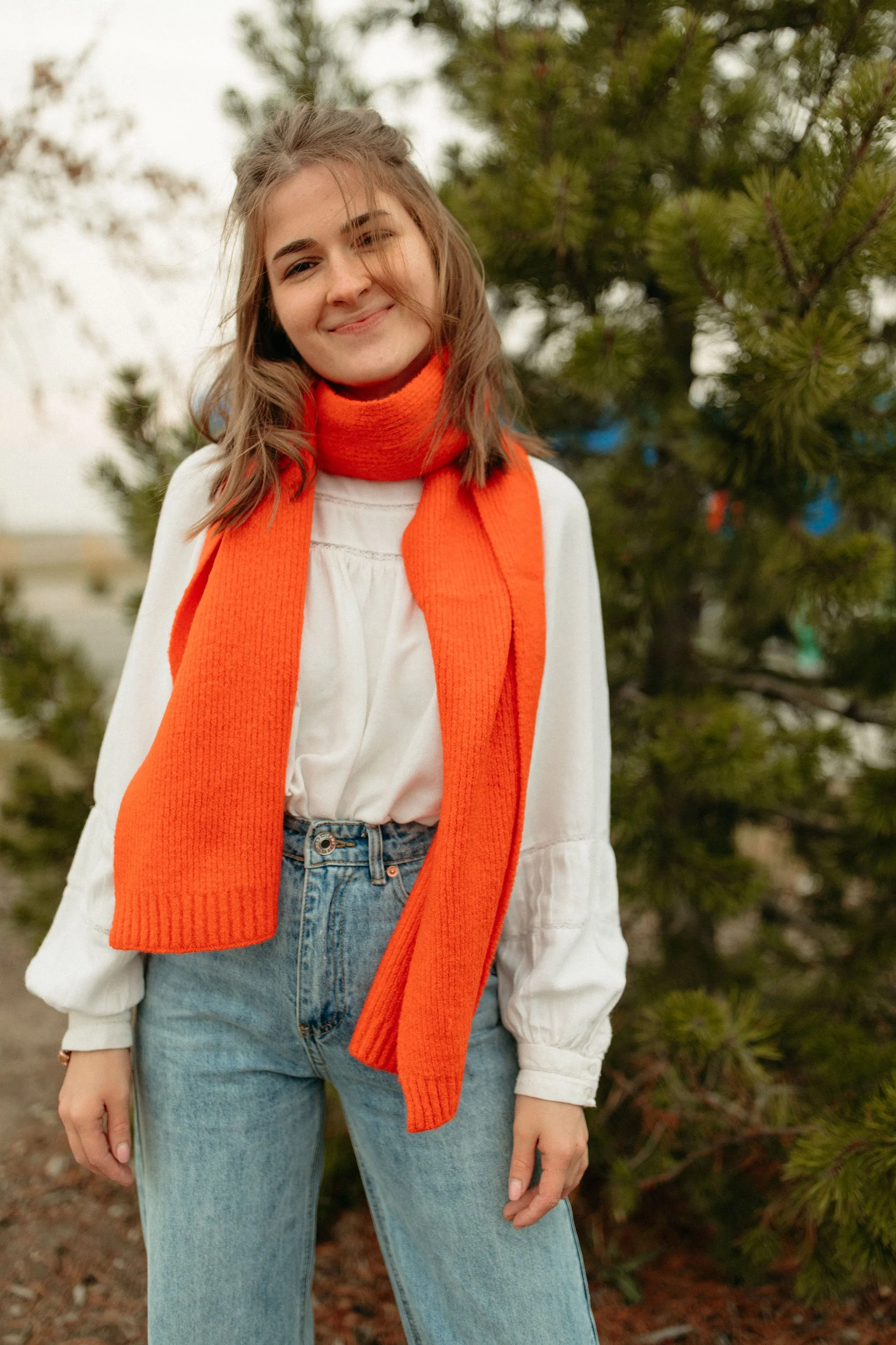 The Grace Scarf - Orange