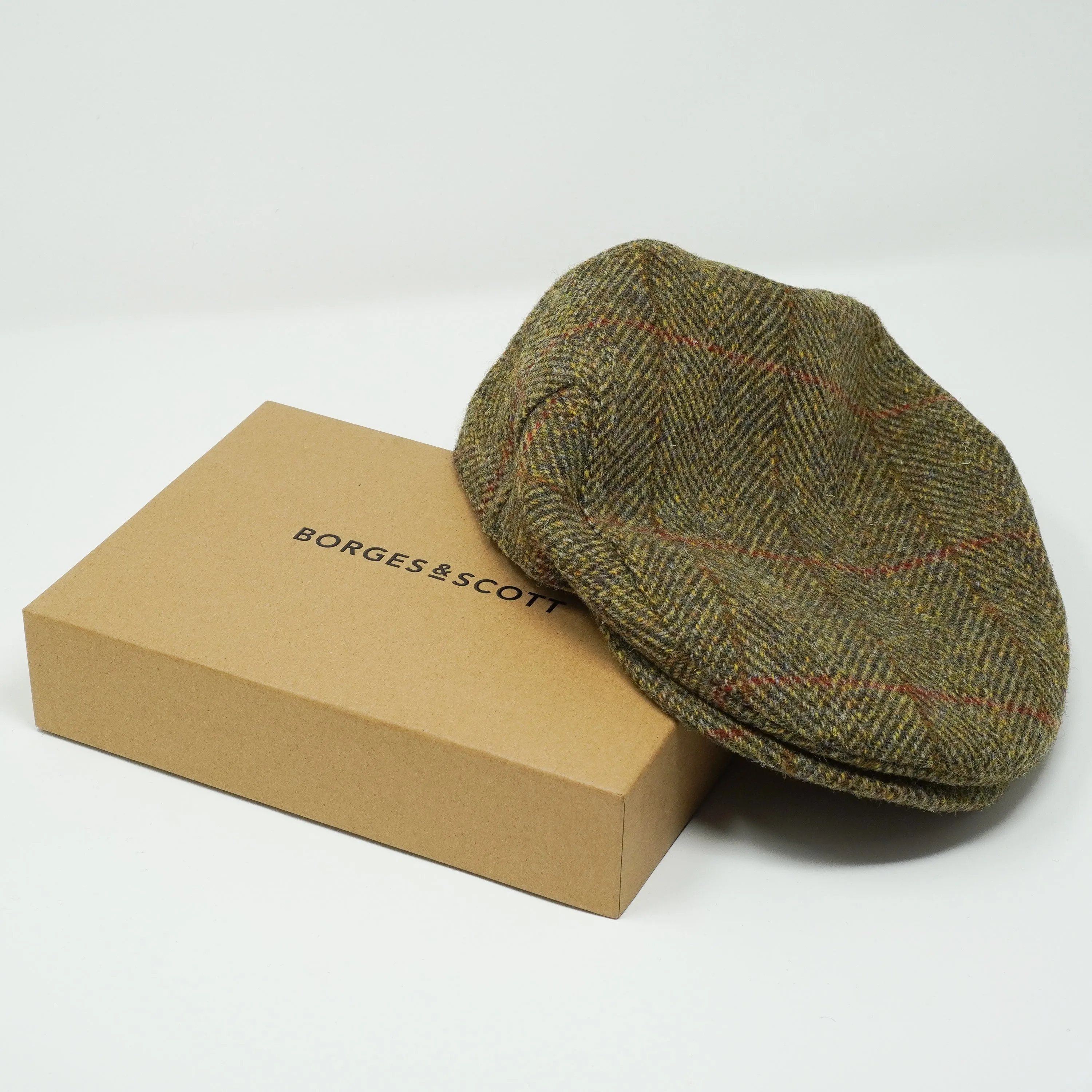 The Nevis - Harris Tweed Flat Cap