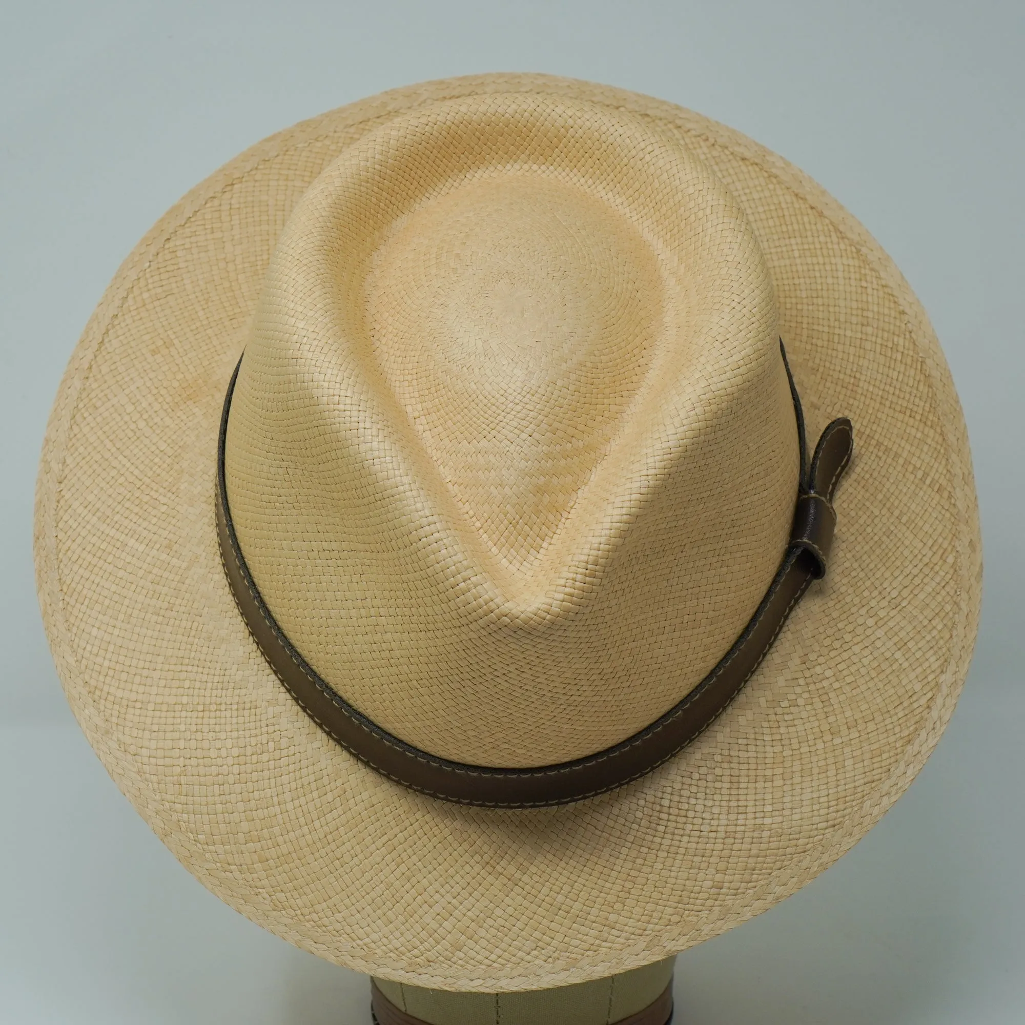 The Savanna - Leather Trimmed Ladies Panama Hat