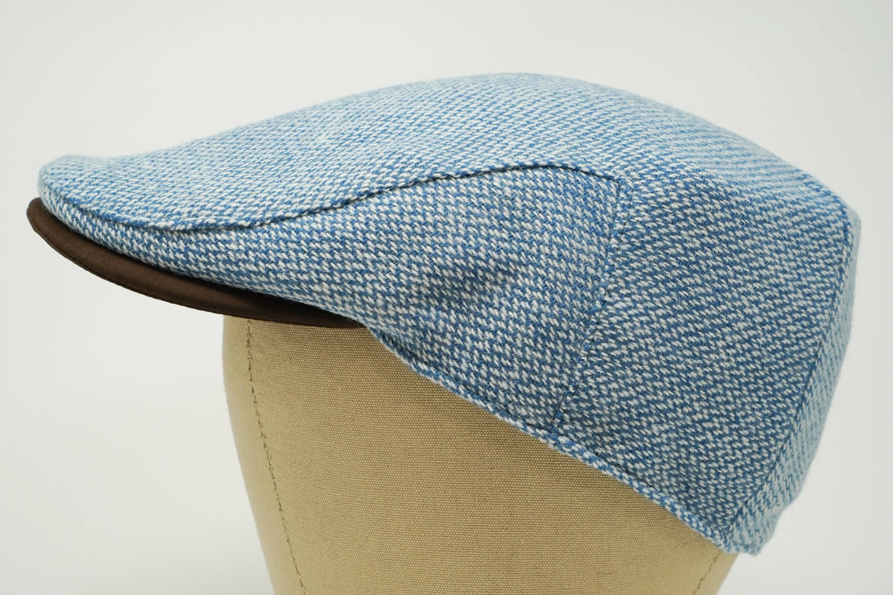 The Sloan Atlantic - Irish Tweed and Leather Cap