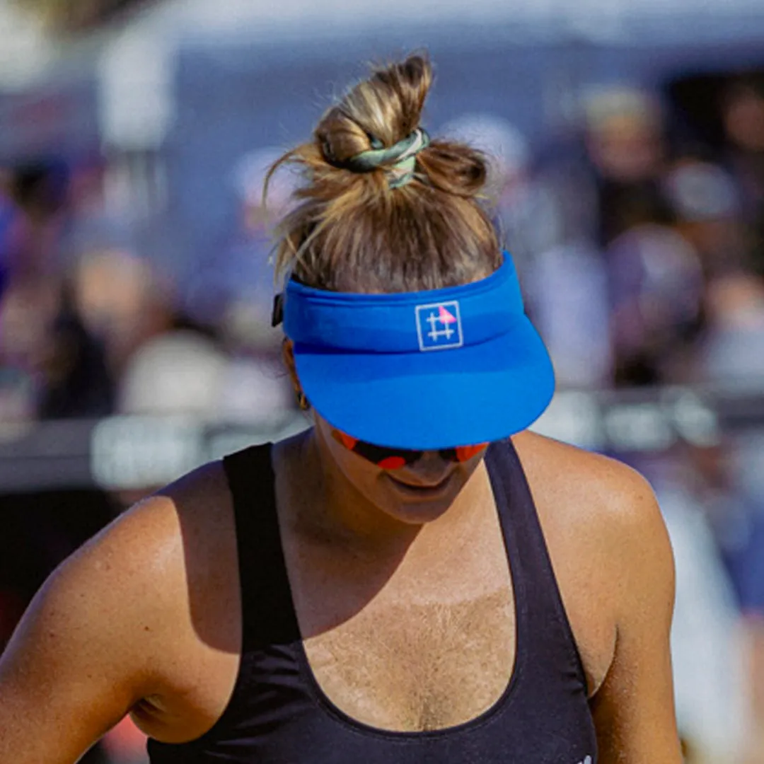 True Blue Sideout Flip-Up Visor