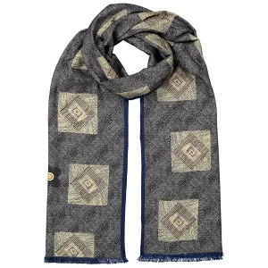 Vintage archive scarf grey super soft - MADRID